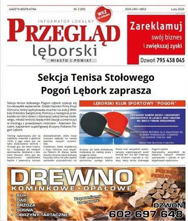 Najnowsze wydanie Przeglądu lęborskiego - wersja papierowa online