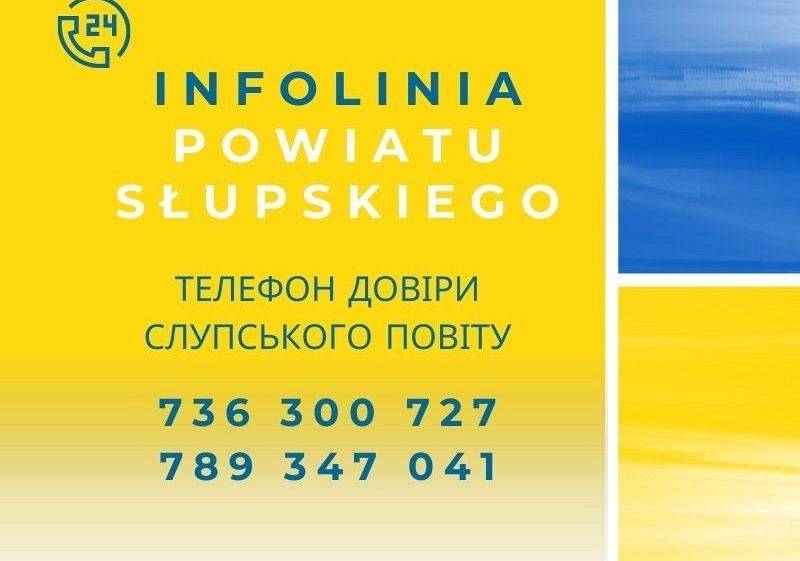 Infolinia dla obywateli Ukrainy grafika