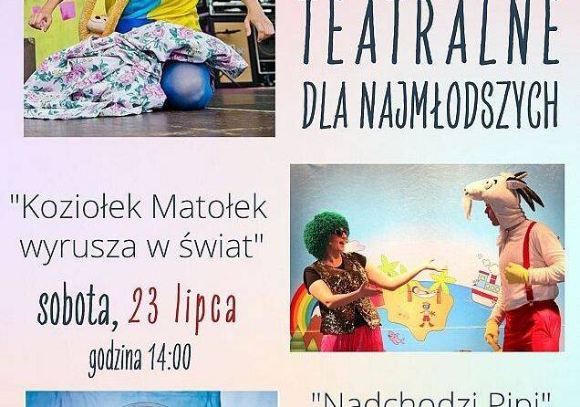 Grafika 1: Letnie spektakle dla najmłodszych widzów - w Zakątku Kultury