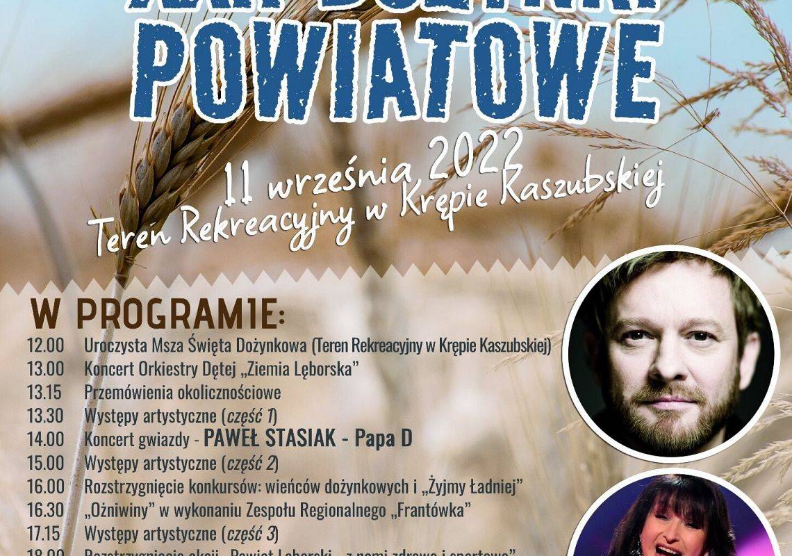 Grafika 1: Zapraszamy na XXII Dożynki powiatowe