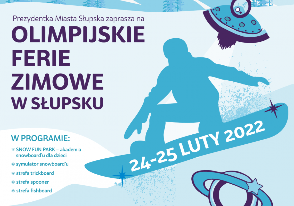 Grafika 1: Olimpijskie ferie zimowe w Słupsku!