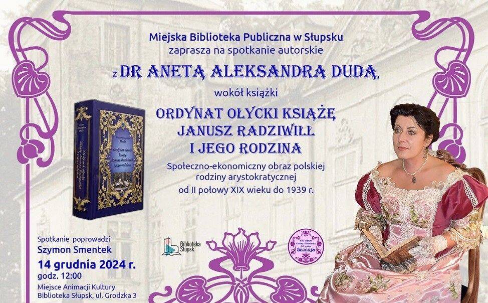 Grafika 1: Spotkanie autorskie z Anetą Aleksandrą Dudą