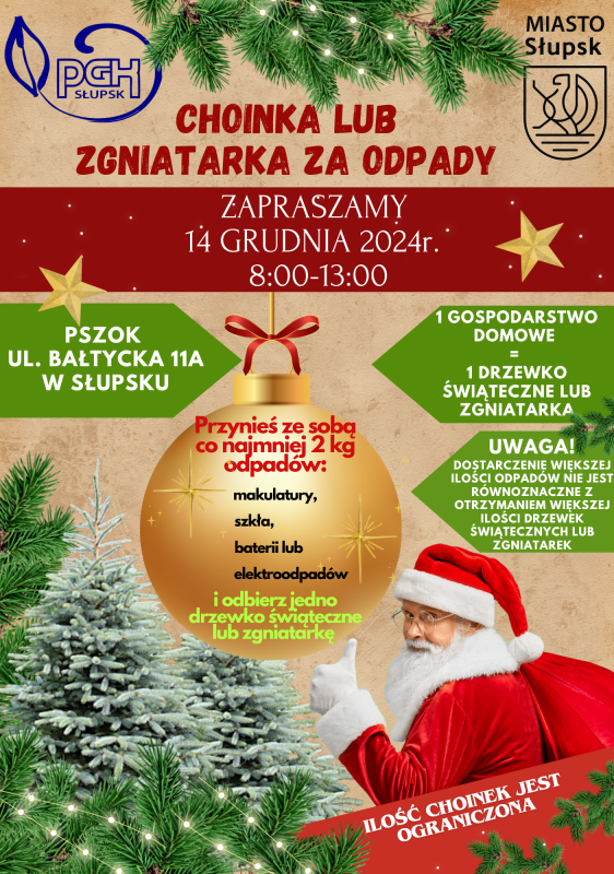 Grafika 1: Choinka lub zgniatarka za odpady