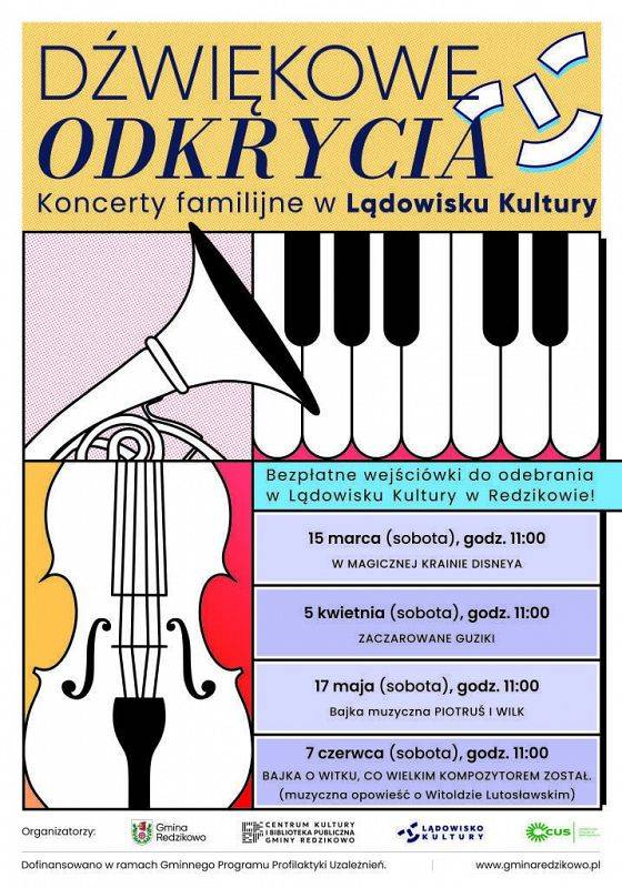 Grafika 1: Wiosną odkrywamy dźwięki w Lądowisku Kultury!