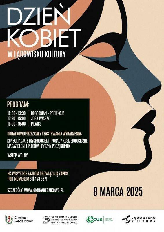 Grafika 1: Dzień Kobiet w Lądowisku Kultury
