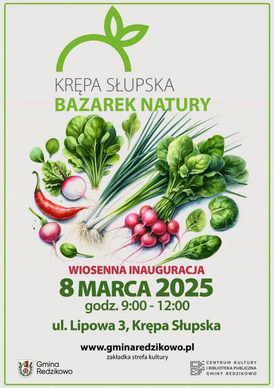Grafika 1: Wiosenna inauguracja Bazarku Natury w Krępie Słupskiej