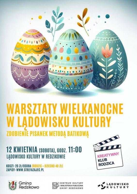 Grafika 1: Warsztaty wielkanocne w Lądowisku Kultury