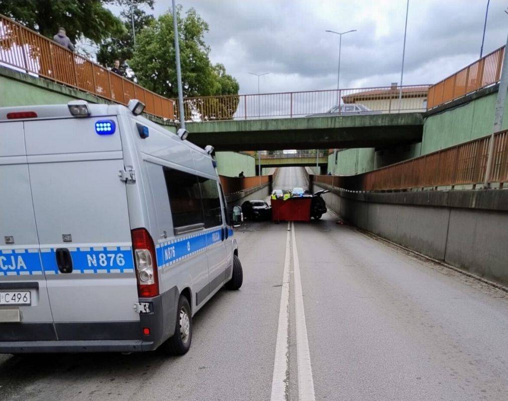 Grafika 1: W Lęborku doszło do śmiertelnego wypadku drogowego