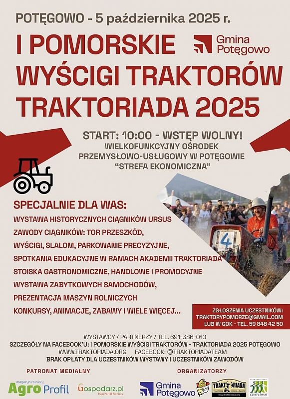 Grafika 1: I Pomorskie wyścigi traktorów - TRAKTORIADA
