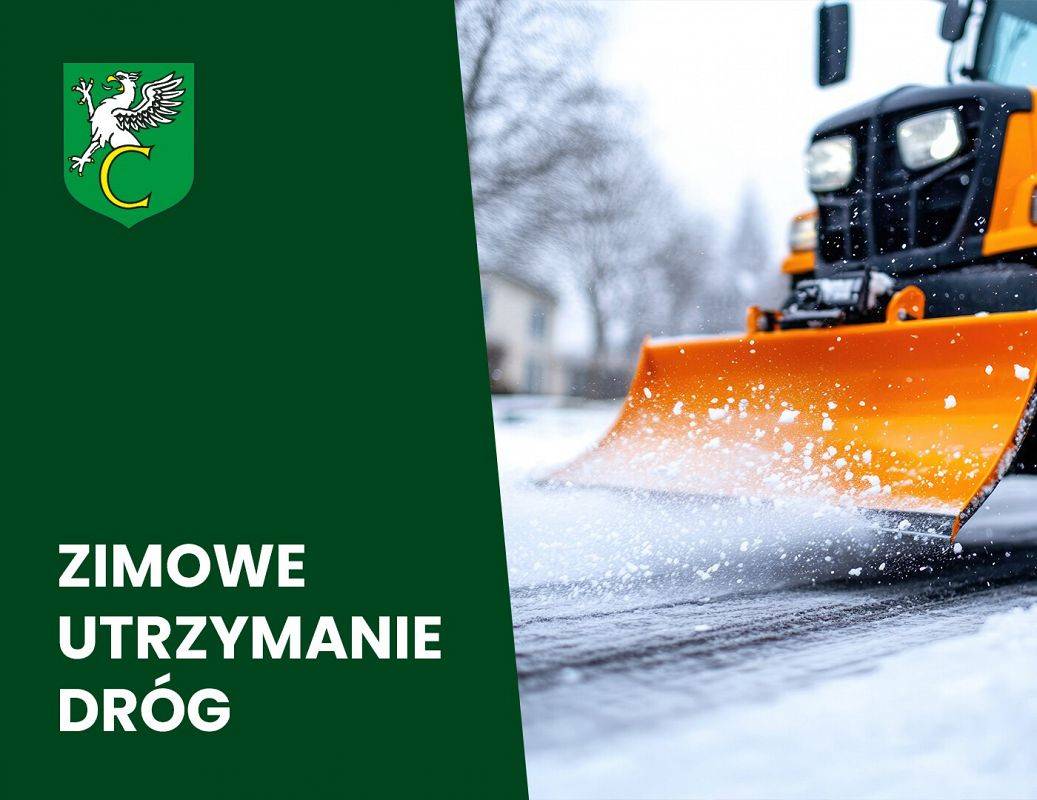 Grafika 1: Rozpoczęcie sezonu zimowego utrzymania dróg w Gminie Cewice