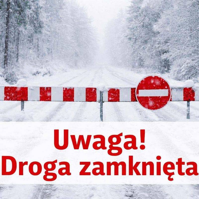 Grafika 1: Komunikat - Droga Cewice - Łebunia