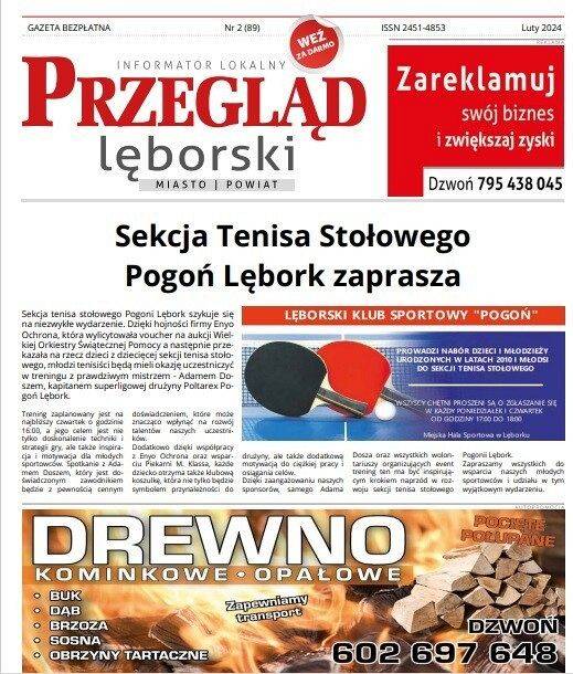 Grafika 1: Najnowsze wydanie Przeglądu lęborskiego - wersja papierowa online