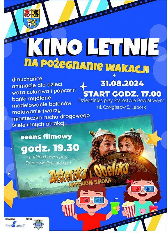 Grafika 1: Kino Letnie na pożegnanie wakacji