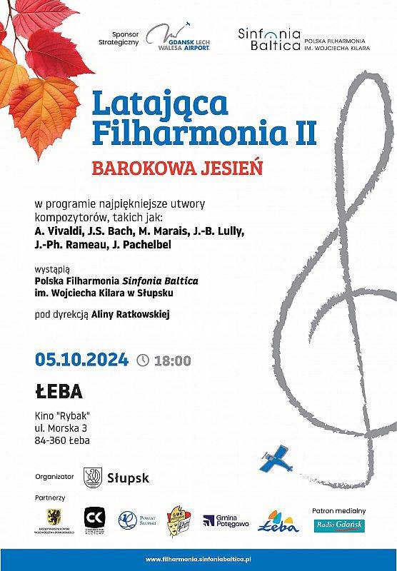 Grafika 1: Latająca Filharmonia II BAROKOWA JESIEŃ