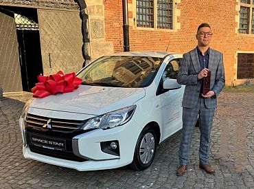 Student WSAiB laureatem prestiżowego Konkursu Czerwonej Róży 2025