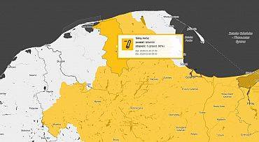 UWAGA OSTRZEŻENIE METEOROLOGICZNE