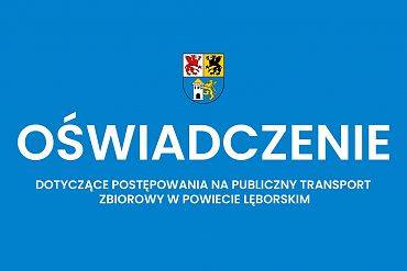 Oświadczenie Starosty Lęborskiego