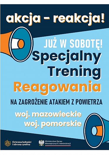 Trening reagowania na zagrożenie atakiem z powietrza