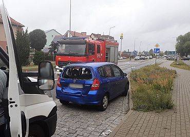 WYSTARCZYŁA CHWILA NIEUWAGI I DOSZŁO DO KOLIZJI