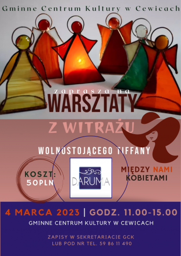 Między nami kobietami - warsztaty w Cewicach