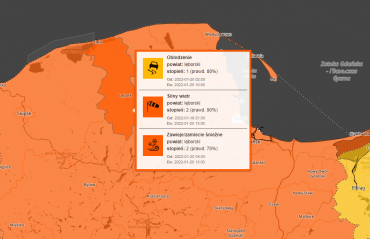 OSTRZEŻENIE METEOROLOGICZNE