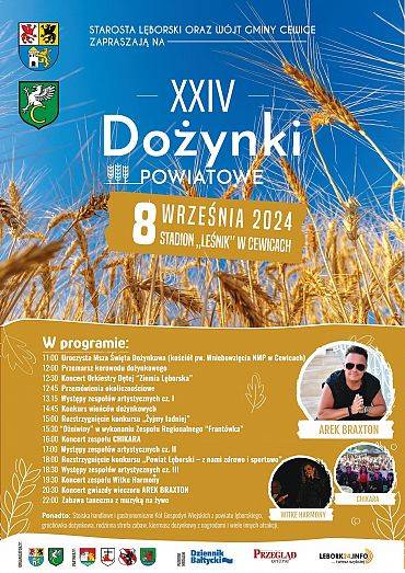 Już w niedzielę Dożynki Powiatowe w Cewicach