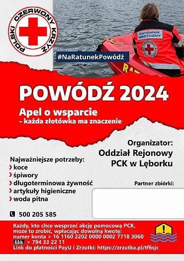 Zespół Szkół w Cewicach dołącza się do akcji pomocy na rzecz Powodzian.