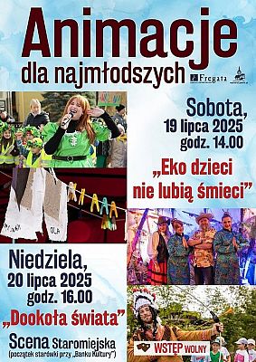 Grafika 1: Animacje dla najmłodszych podczas Jarmarku św. Jakuba