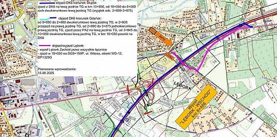 Grafika 4: Zmiany w organizacji ruchu w związku z budową drogi ekspresowej S6