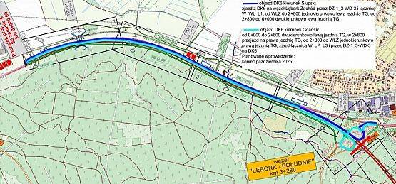 Grafika 5: Zmiany w organizacji ruchu w związku z budową drogi ekspresowej S6