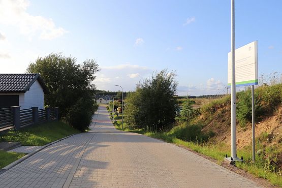 Grafika 7: Budowa dróg na ulicy Myśliwskiej, Spokojnej i Topolowej w miejscowości Cewice zakończona