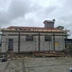 Rozbudowa remizy w Łebuni.