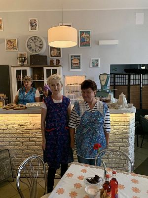 Grafika 2: Kawa Sąsiedzka jak za dawnych lat w Domu Kultury w Maszewie- filii GCK Cewice