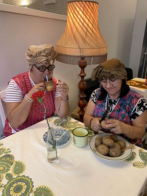 Grafika 3: Kawa Sąsiedzka jak za dawnych lat w Domu Kultury w Maszewie- filii GCK Cewice