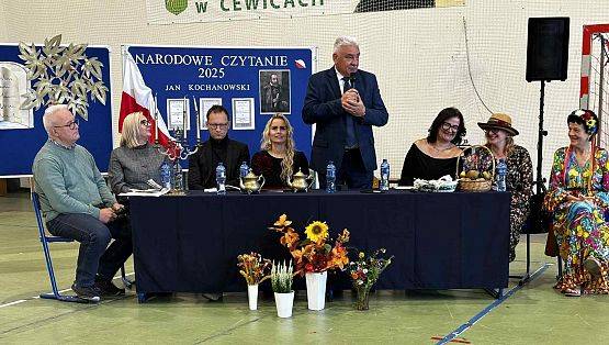 Grafika 1: Narodowe czytanie w Zespół Szkół w Cewicach