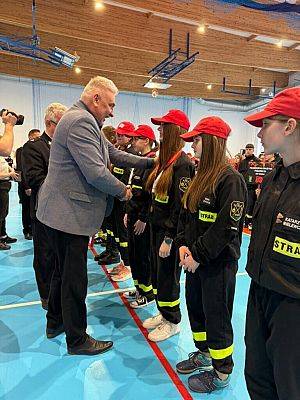 Grafika 5: II Wojewódzkie Halowe Zawody Sportowo-Pożarnicze MDP w Drewnicy