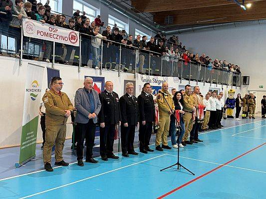Grafika 1: II Wojewódzkie Halowe Zawody Sportowo-Pożarnicze MDP w Drewnicy
