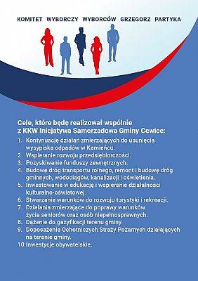 Grafika 2: Grzegorz Partyka - Kandydat do Rady Gminy Cewice