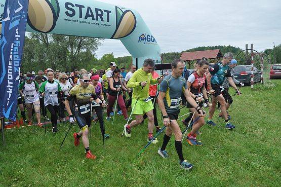 Grafika 3: Czerwoną trasą Nordic Walking